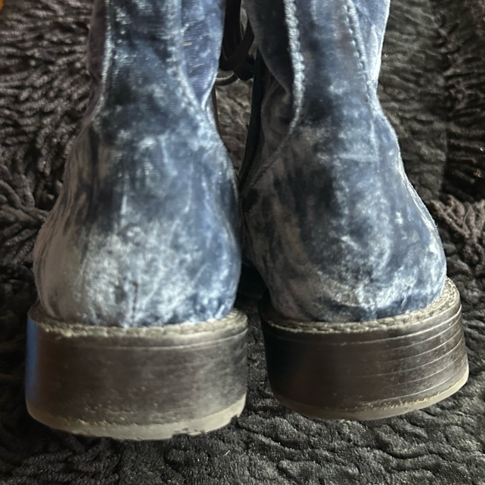 Rebecca Minkoff moon crushed velvet gerry booties Size 7 - Picture 10 of 14